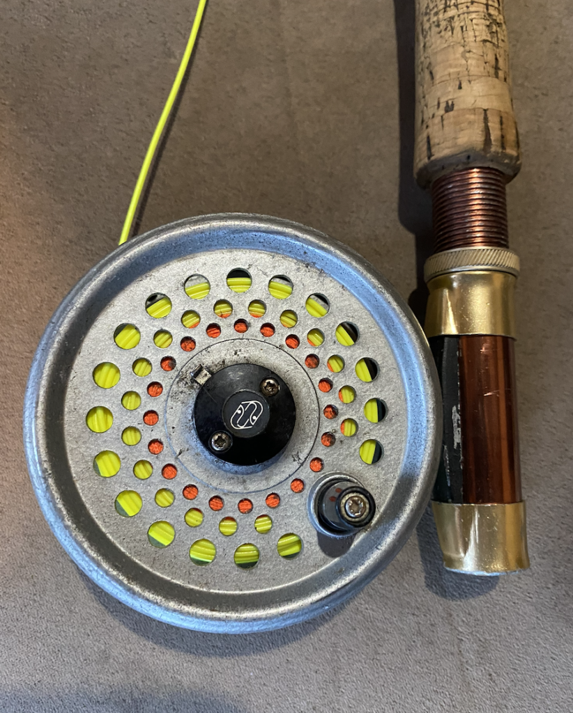 My fully lined fly reel